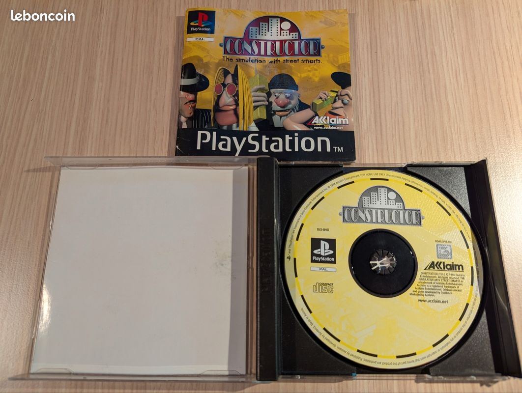 CONSTRUCTOR PAL FR PS1 COMPLET BON ETAT