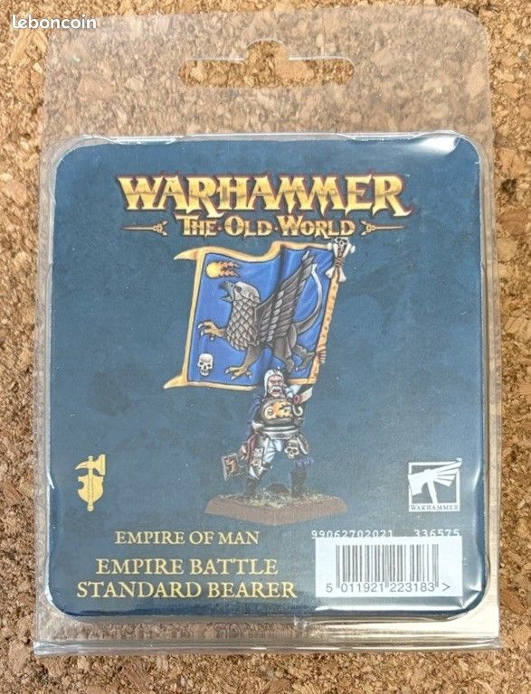 Warhammer Fantasy - Porte-étendard De L'Empire En Métal, Games Workshop, Neuf