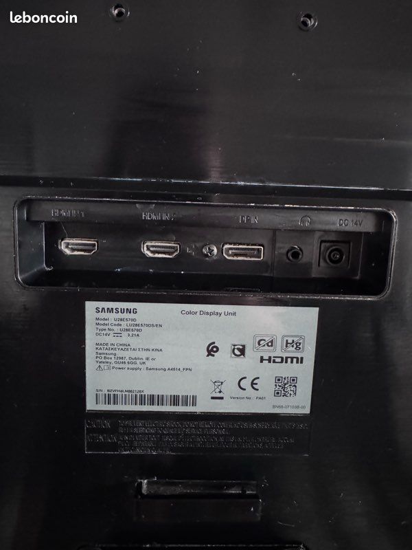 Écran Samsung 28” 4K UHD – testé et fonctionnel – HDMI / DisplayPort (image 6)