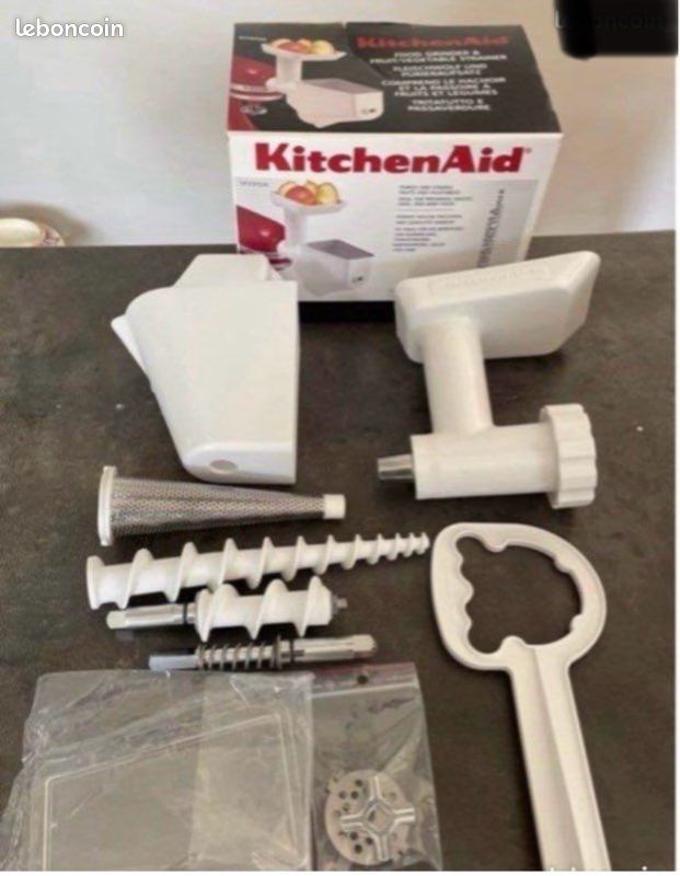 NEUF Kitchenaid Hachoir à viande et Passoire à fruits et à légumes 5KSMFVSFGA (image 1)