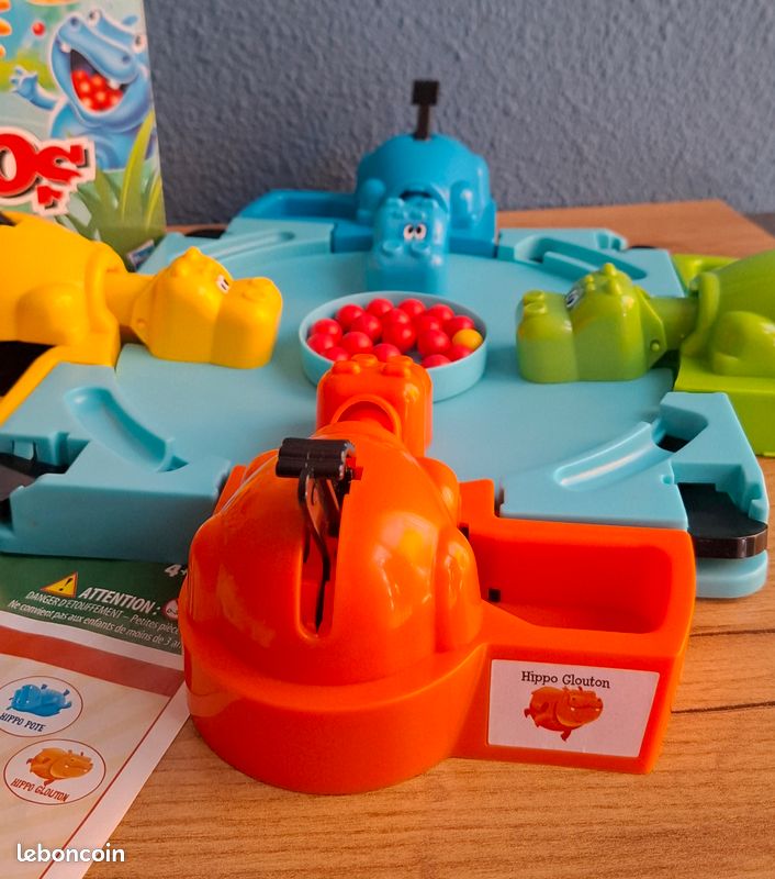 Jeu de société enfants HIPPOS GLOUTONS 4ans+ HASBRO Complet Très bon état (image 6)