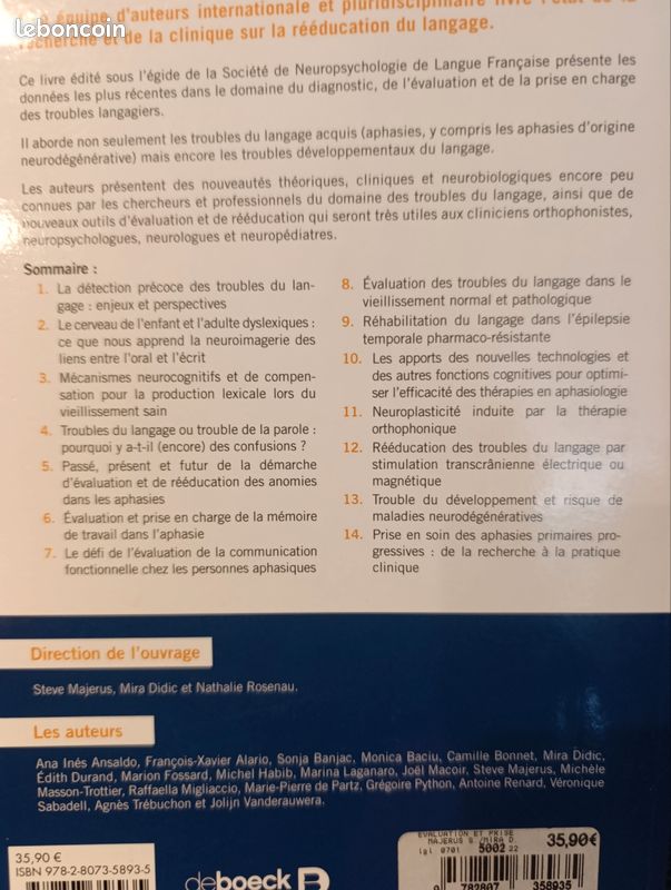 Évaluation et prise en charge des troubles du langage Deboech supérieur (image 6)