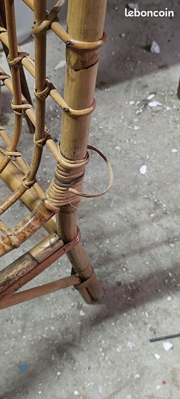 Rotin chaises vintage (image 2)