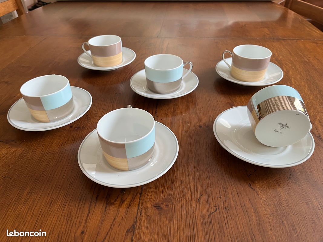 Tasses à thé de Limoges, Bernardaud (image 1)