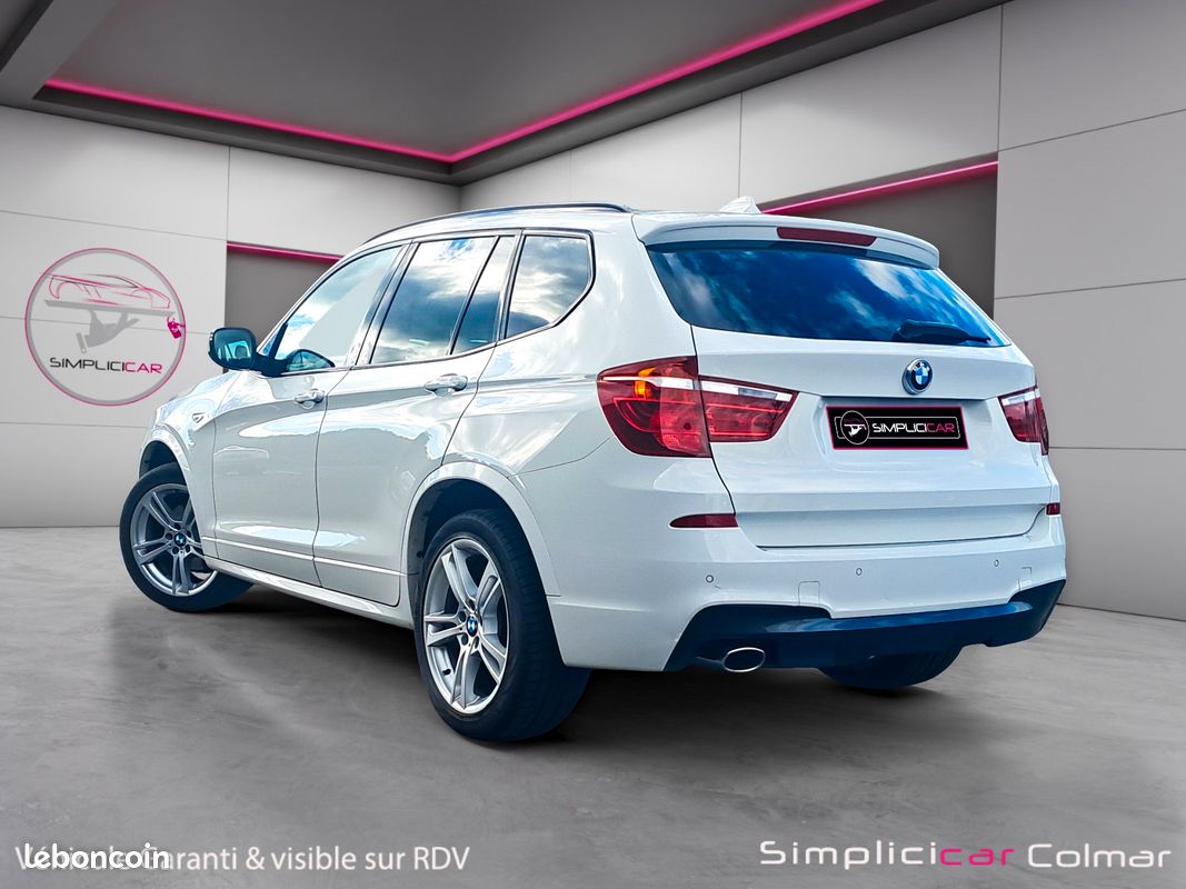 BMW X3 (F25) XDRIVE20D 184 M SPORT DESIGN BVA8 184Ch TO Jantes M19 Sieges Chauffants Garantie 12 mois (image 3)