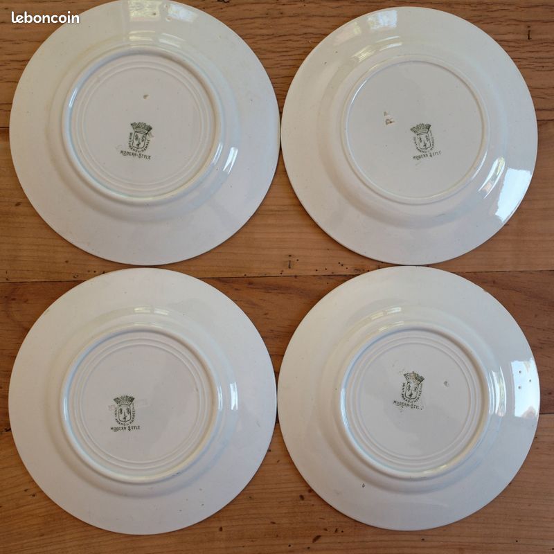 Assiettes terre de fer St Amand & Hamage ”Mdern Style" (12 euros l’unité) (image 5)