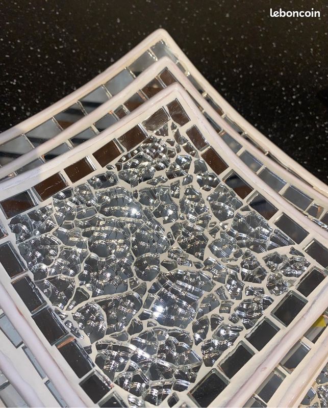 Assiette en céramique et en mosaïque (image 4)