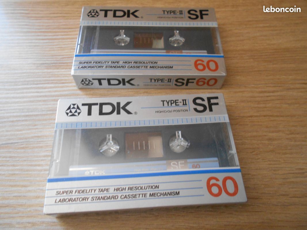 TDK - D60 / D90 / SA90 Cassette audio vierge - Différents modèles
