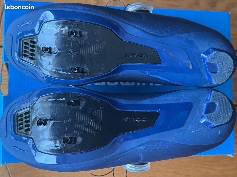 Chaussures Cyclisme Shimano RC5 Bleues - Pointure 48 EU (12 UK) - Occasion Comme Neuves