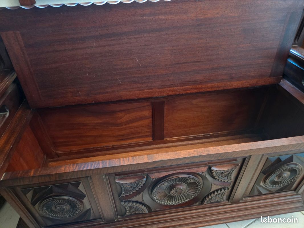 Banc de rangement basque (image 4)