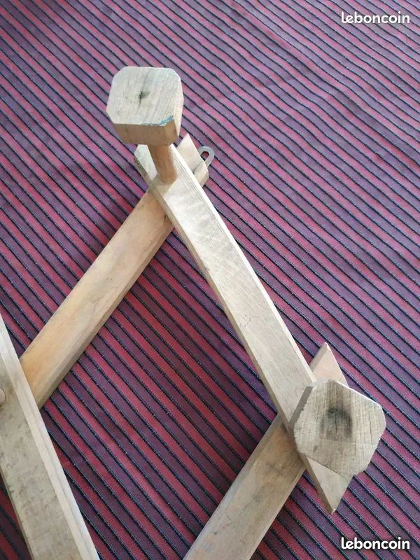 Porte-manteau mural extensible en bois Vintage (image 9)