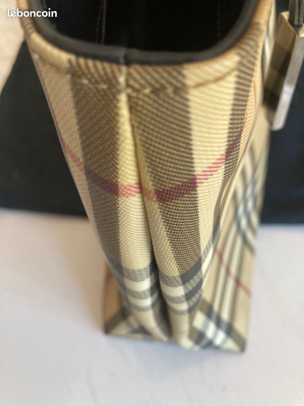 Sac toile enduite tartan Burberry (image 7)