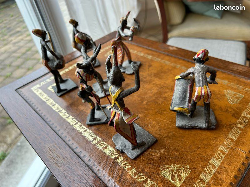 Ancien Lot D’animaux En Plomb – Collection Zoo Et Afrique – Jouets Miniatures Vintage