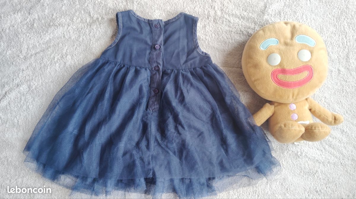 Robe de soirée bébé 9 mois Réveillon Noël Jour de l'an (image 2)