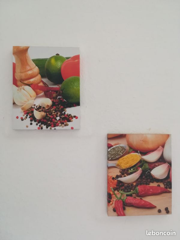 2 Tableaux motif épices. Couleurs vives (image 2)