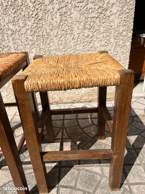 Tabourets bois (image 2)