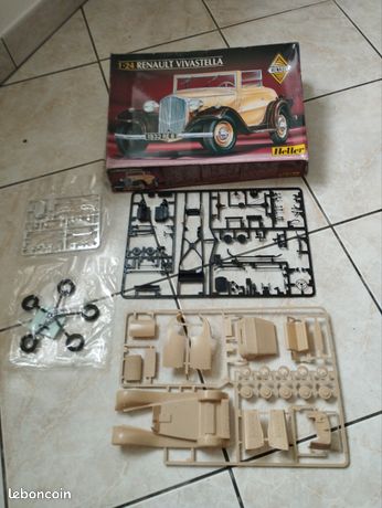 Maquette voiture : Kit : Renault 4L HELLER Pas Cher