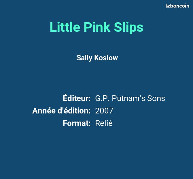 Little Pink Slips - Sally Koslow (image 2)