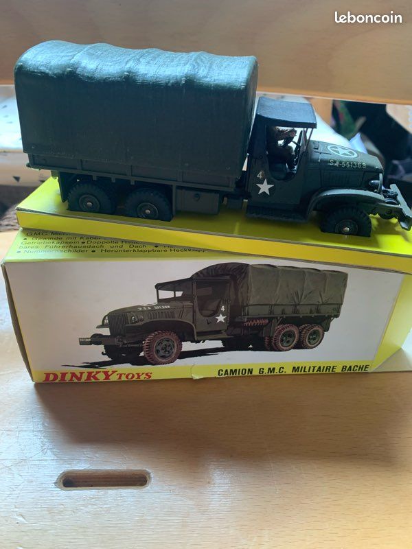 Camion Militaire Bedford 4x4 Bâché Dinky Toys N°623 - Boîte Vintage - Rare, Pour Collection