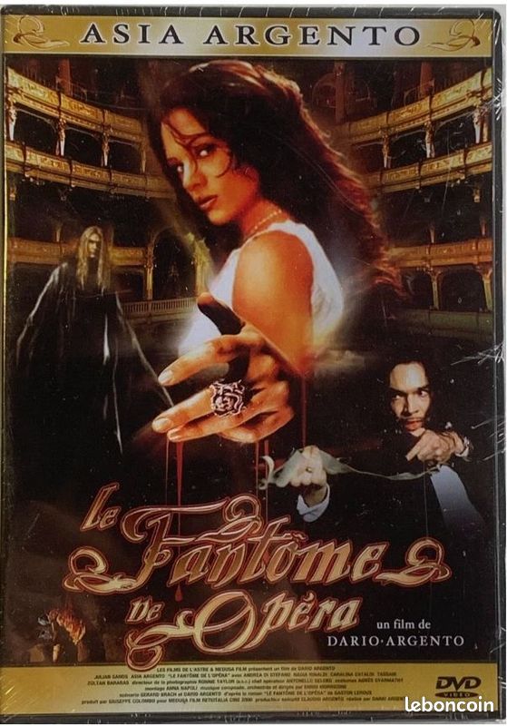 Le Fantôme de l'Opéra (dvd) Asia & Dario Argento *NEUF SOUS BLISTER (image 1)