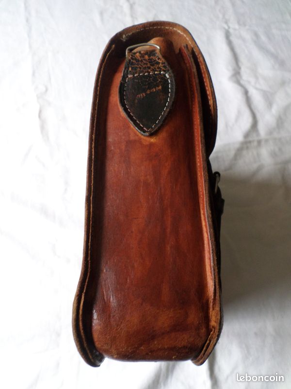 Mallette Serviette En Cuir Rigide Vintage Korras - Années 70/80, Taille 44 Cm