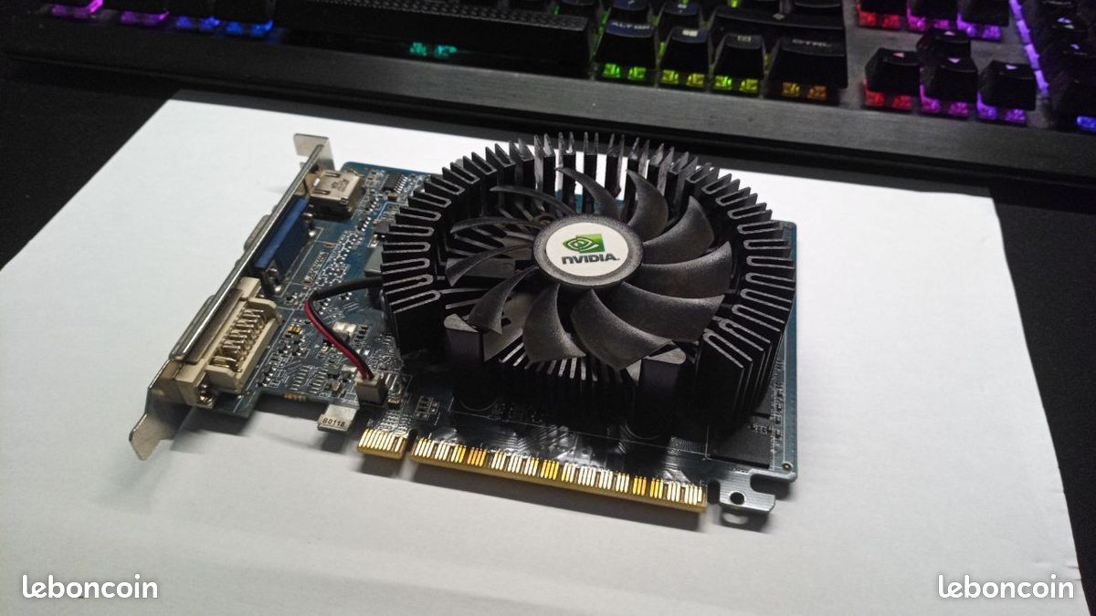 Placa De Vídeo VGA Point Of View GeForce GT630 1GB DDR3 128 Bit PCI Express 2 0 Vga 630 C1 1024