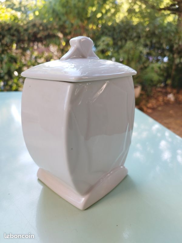Pot à sucre ancien en céramique (image 3)