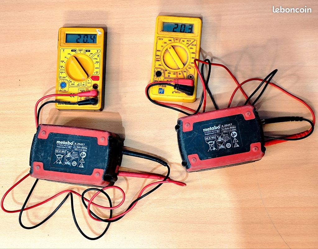 Batteries metabo 18 V - Bricolage