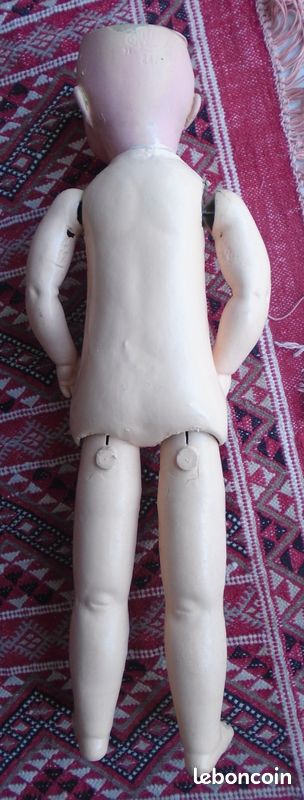 TRÈS ANCIENNE POUPÉE en carton bouilli EUR 55,00 - PicClick FR
