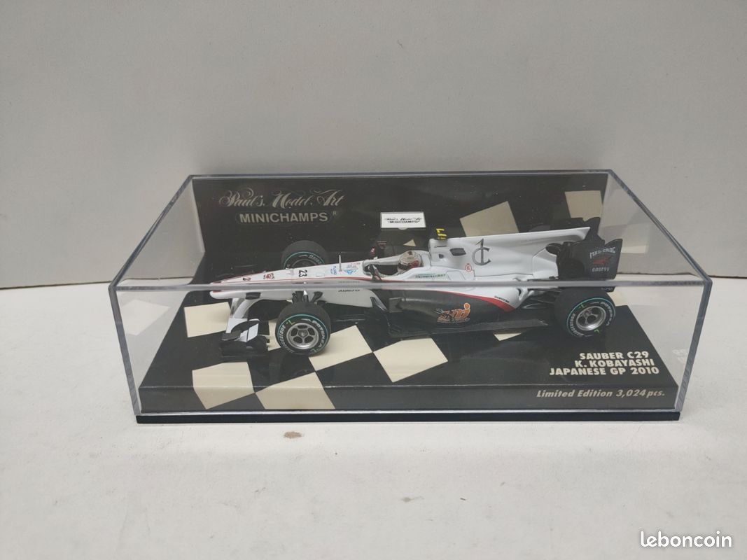 Modèle Réduit Sauber C29 Kobayashi GP Japon 2010 - échelle 1/43 - Minichamps