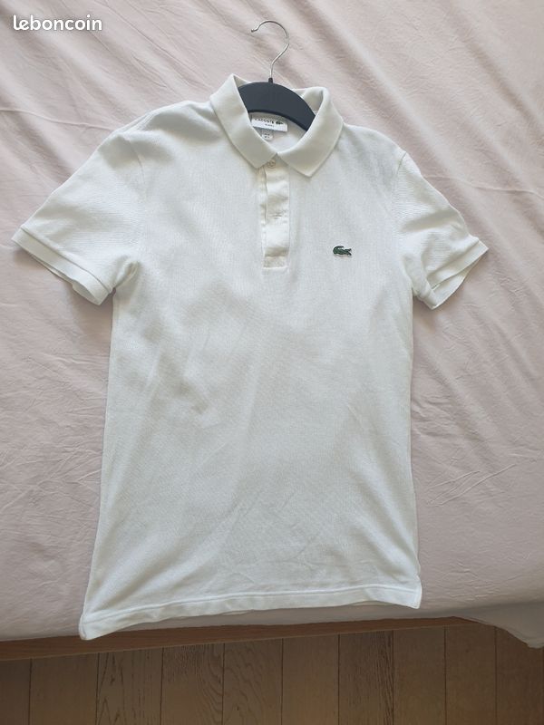 Polo lacoste blanc (image 1)