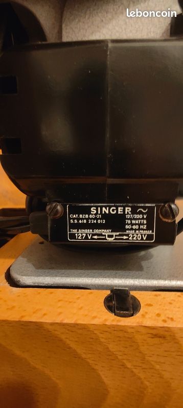 Machine à coudre Singer 198 Vintage (image 4)