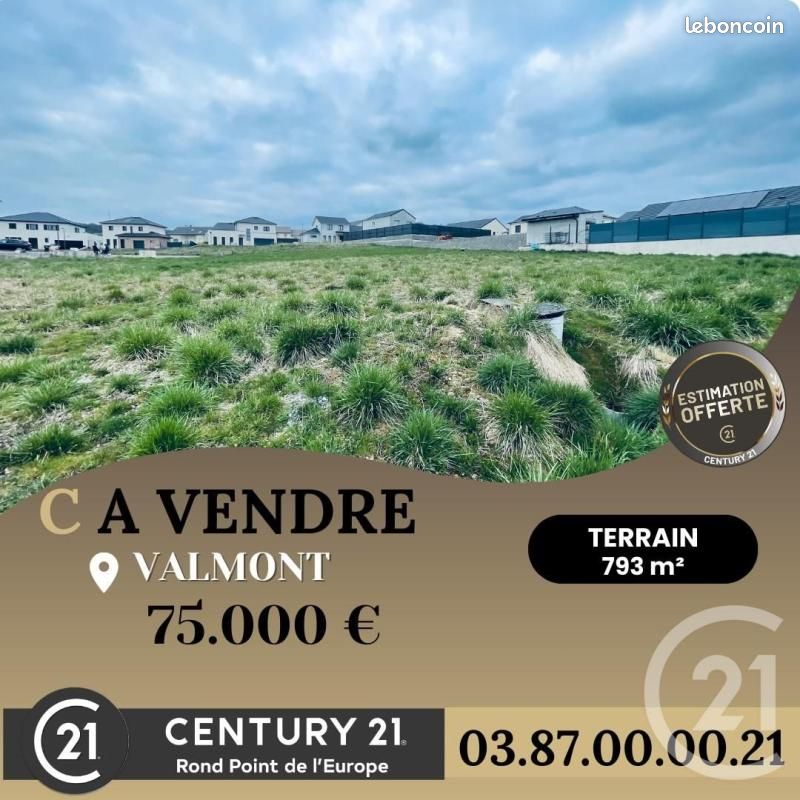 Terrain 793 m² Valmont · 75 000 €