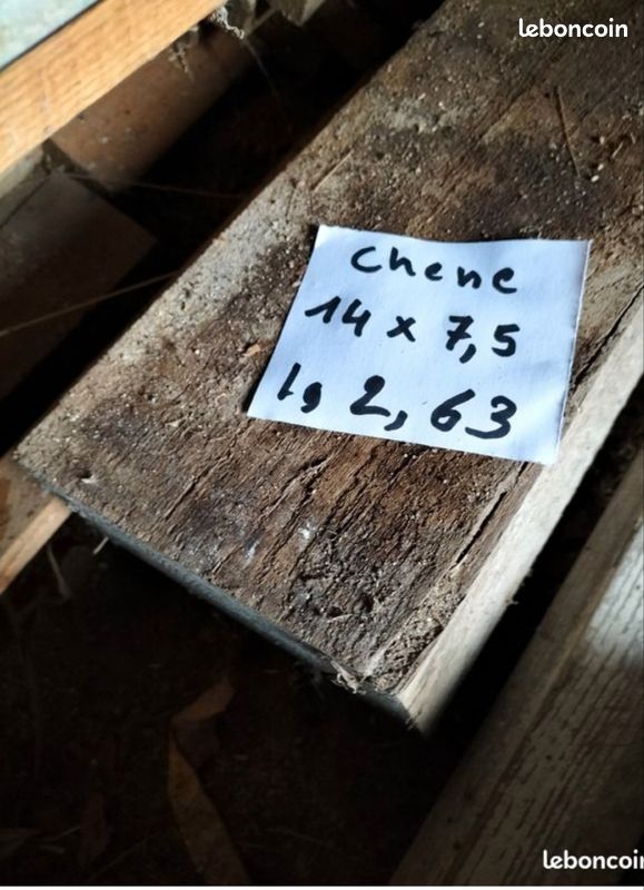 Poutre et solives chêne - plusieurs dimensions (image 10)