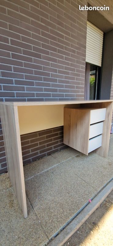 Bureau avec rangements (image 2)