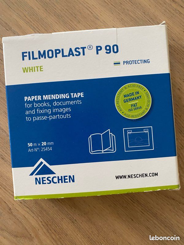 Ruban De Réparation Extra Fort Neschen Filmoplast P90 PLUS - 50m X 2cm - Adhésif Double Face Allemand