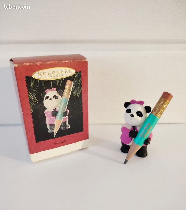 Décoration de Noël Hallmark Keepsake ornament Christmas Panda Daughter (image 1)