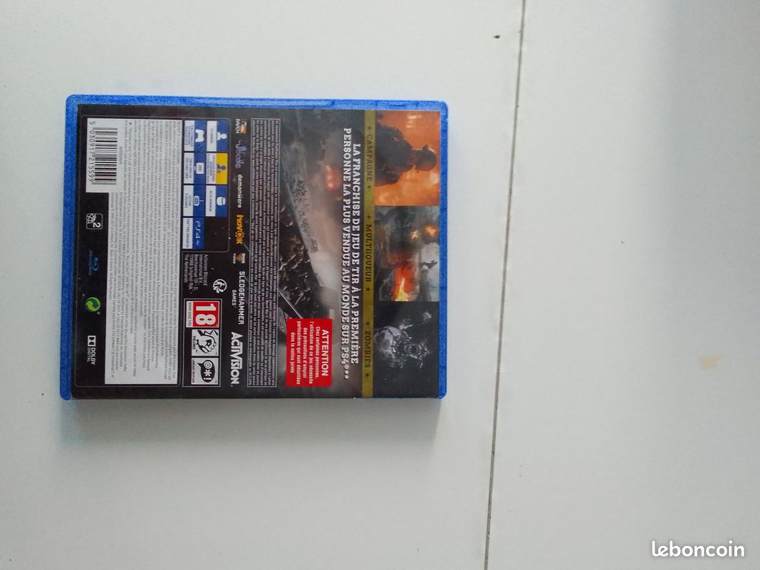 Cd PS4 callof duty neuf (image 3)