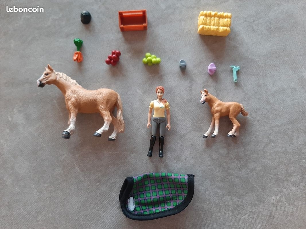 Jouet voiture + van + chevaux (image 3)