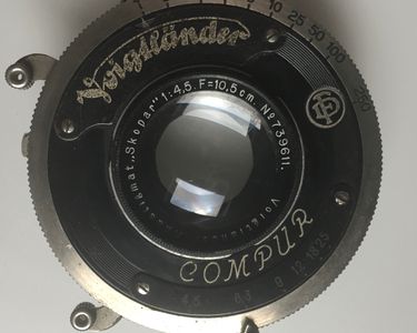 Objectif Voigtländer Anastigmat Skopar 1:4,5 10,5 Cm - Pour Appareil Photo Vintage