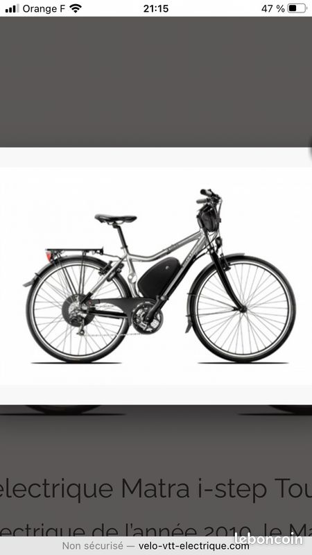 Velo electrique Matra 2012 récupérer pièces (image 1)