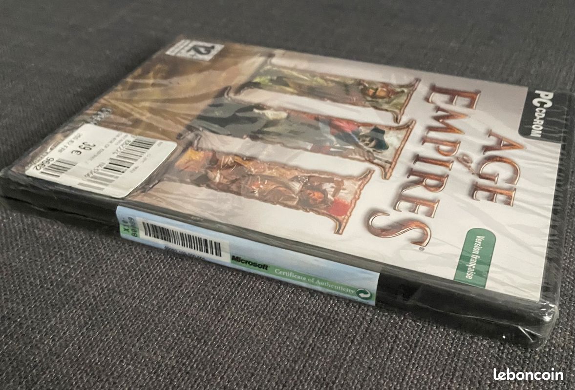 Lot De 3 Jeux PC Age Of Empire III + Extensions - Neufs Sous Blister - Microsoft