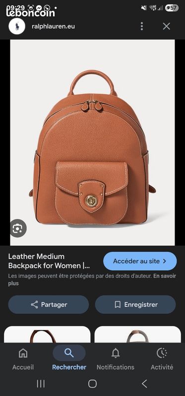 Sac a dos Ralph Lauren Accessoires Bagagerie