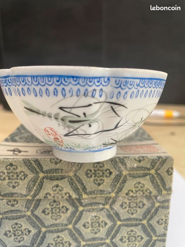 6 bols chinois avec boîte (image 2)