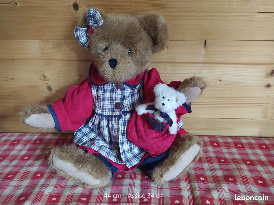 Grand Ours En Peluche The Boyds Collection - 41 Cm (1988-2003, Occasion)