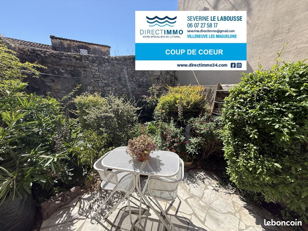 Maison 2 pièces 57 m² · à Villeneuve-lès-Maguelone · 57 m² · 210 000 €