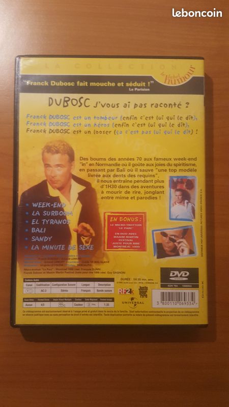 DVD Franck Dubosc : J'vous ai pas raconté ? (image 3)