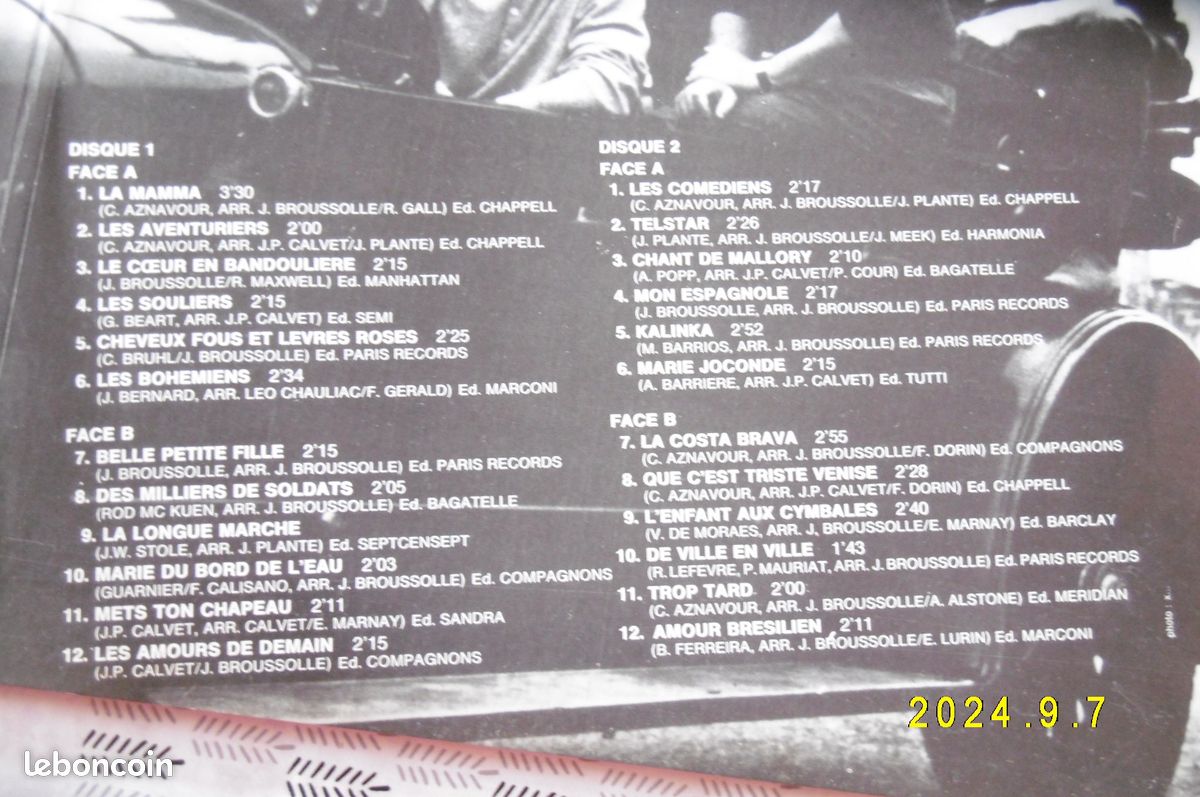 2X2 disques "les compagnons de la chanson" (image 6)