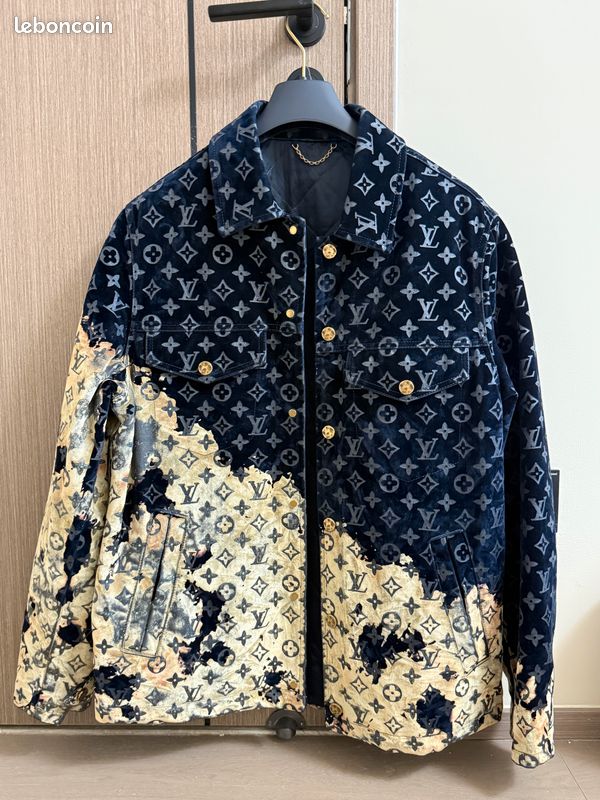 Vêtement Louis Vuitton Manteau Homme Veste Louis Vuitton Bleu