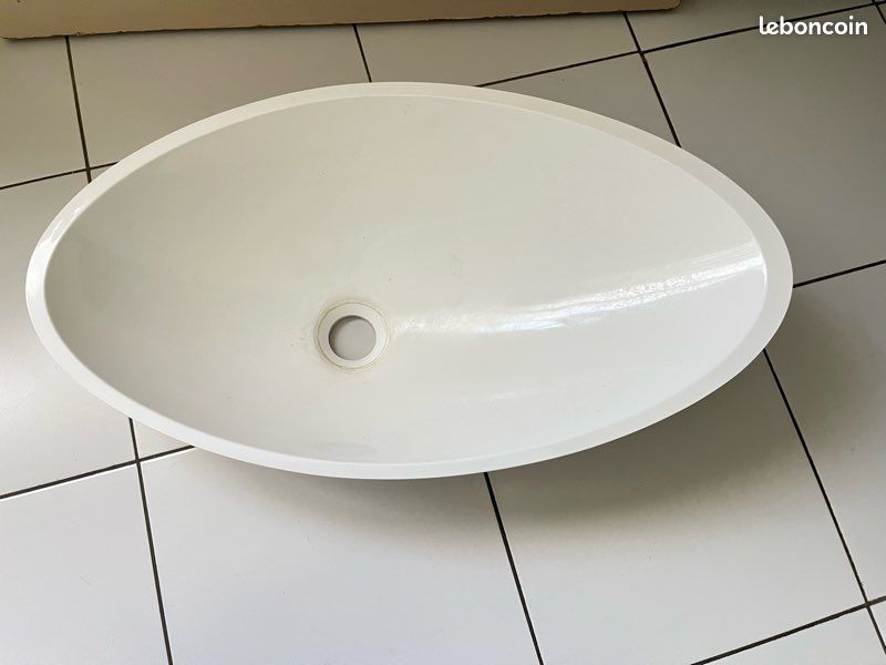 Vend vasque salle de bain ovale Leroy Merlin (image 1)